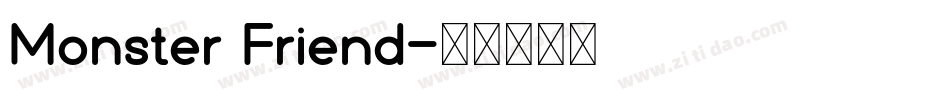 Monster Friend字体转换